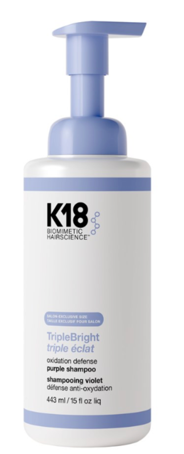 K18 TripleBright Oxidation Defense Purple Shampoo 443ml
